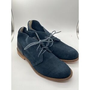 J Shoes Monarch Navy Blue Suede Leather Chukka Desert Boots Mens 8.5 C5923